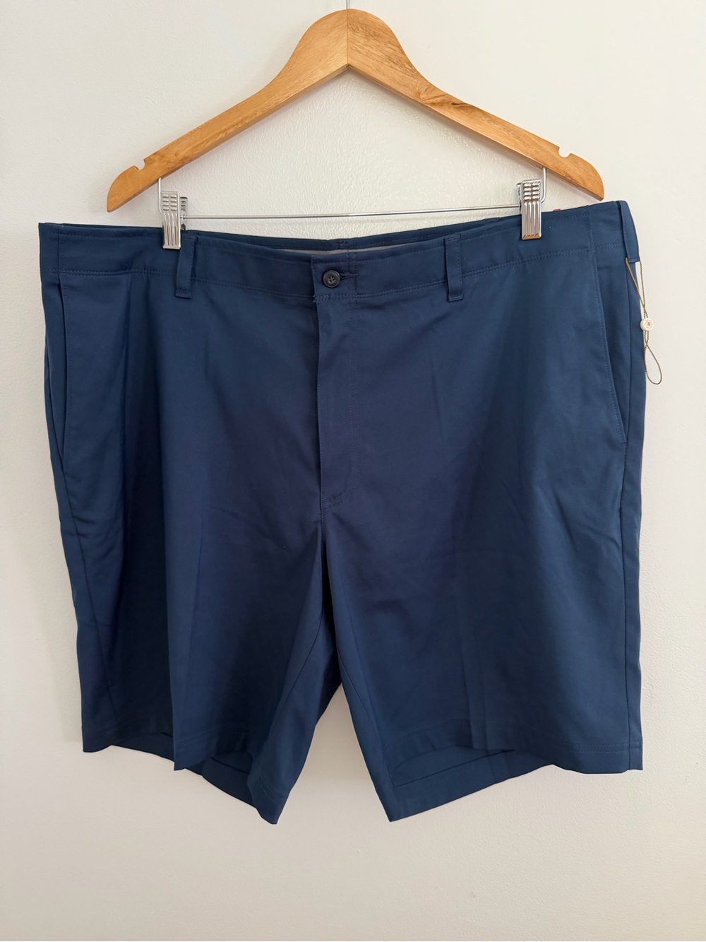Hogan Men's Dark Navy Flat-Front Performance Shorts